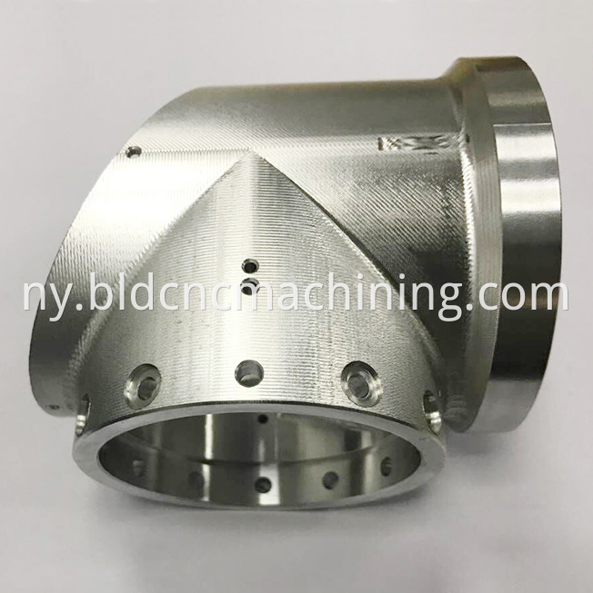 machined aluminum tee joint